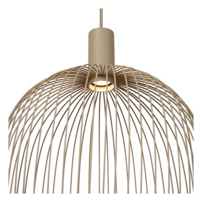 Lucide ESTEREL - Pendant light - Ø 40 cm - 1xGU10 - Taupe